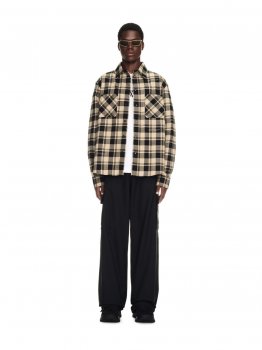 Off-White Check Shirt - Neutrals