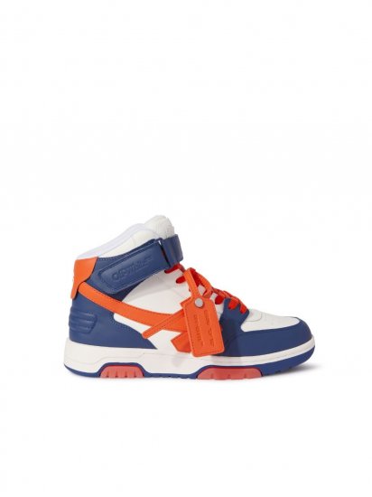 Off-White OUT OF OFFICE MID TOP LEA on Sale - Blue - Click Image to Close