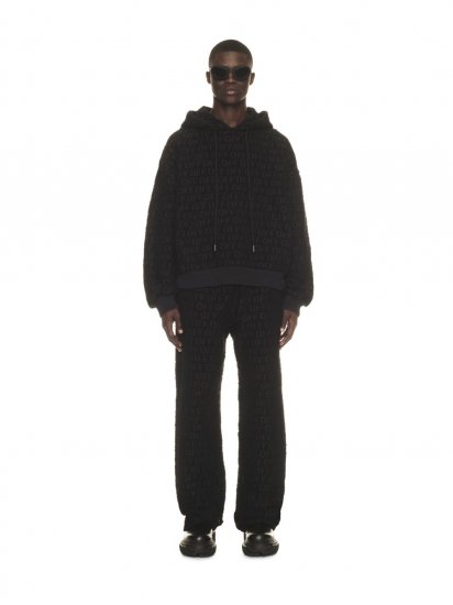 Off-White OFF AO BOUCL?? OVER HOODIE - Black - Click Image to Close