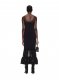 Off-White Heavy Eyelets Slip Dress - Black