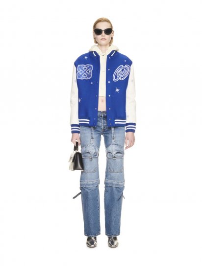 Off-White WO BLING STARS VARSITY - Blue - Click Image to Close