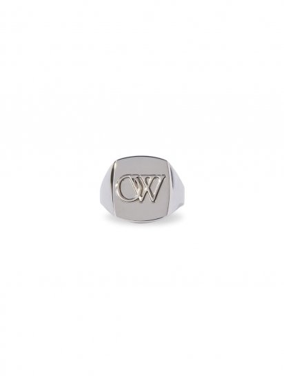 Off-White Ow Ring - Silver - Click Image to Close