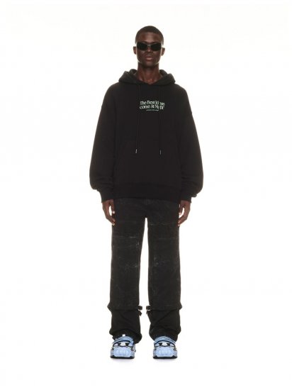 Off-White BEST IDEAS SKATE HOODIE - Black - Click Image to Close