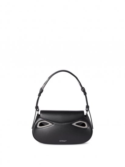 Off-White CLAM SHOULDER BAG - 1000 - Black - Click Image to Close