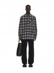 Off-White CHECK FLANN PADDED OVERSHIRT DARK GREY B - Grey