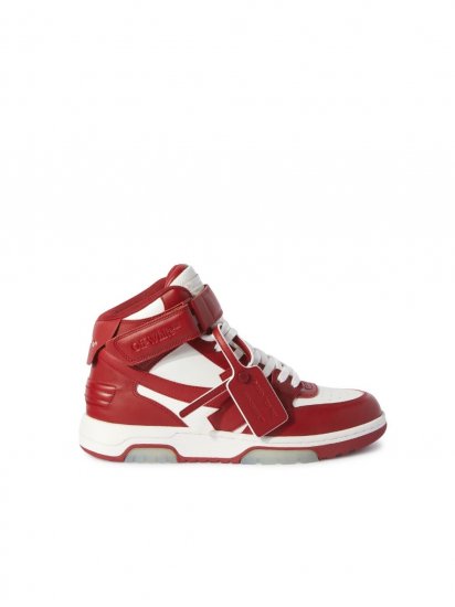 Off-White OUT OF OFFICE MID TOP LEA on Sale - White - Click Image to Close