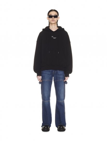 Off-White BLOCKS BOOK OVER HOODIE - Black - Click Image to Close