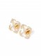 Off-White Mini Arrow Strass Earrings - Gold