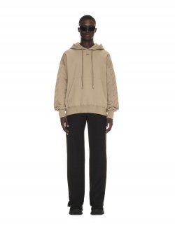 Off-White OFF STITCH SKATE HOODIE on Sale - Neutrals