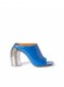 Off-White Silver Spring Mule on Sale - Blue