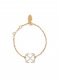 Off-White Arrow Strass Bracelet - Gold