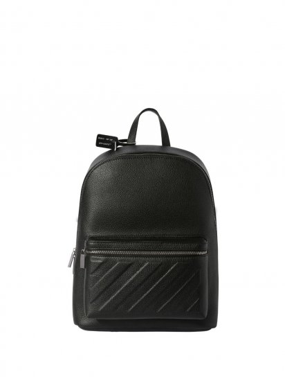 Off-White Diag Leather Backpack - Black - Click Image to Close