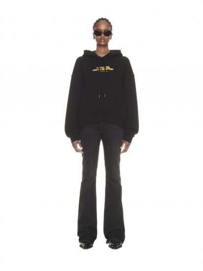 Off-White I STILL FEEL OVER HOODIE - Black - Click Image to Close