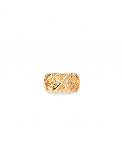 Off-White Multi Arrow Ring - Gold - Click Image to Close