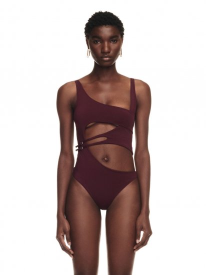 Off-White Meteor Swimsuit on Sale - Brown - Click Image to Close