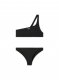 Off-White Off Stamp One-Shoulder Bikini - Black