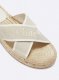 Off-White CRISS CROSS ESPADRILLAS - Neutrals