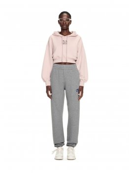 Off-White Bling Leaves S Arrow Crop Hoodie - Pink