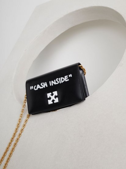 Off-White JITNEY 0.5 SHOULDER QUOTE - Black - Click Image to Close