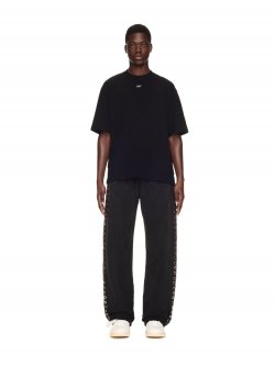 Off-White Eyelet Sweatpant - Black