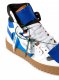 Off-White 3.0 OFF COURT CALF LEATHER BLUE FLUO WH on Sale - White