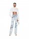 Off-White Motorcycle Popel Crop Shirt on Sale - White