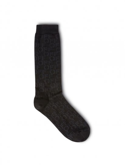 Off-White Allover Off Stamp Regular Socks on Sale - Black - Click Image to Close