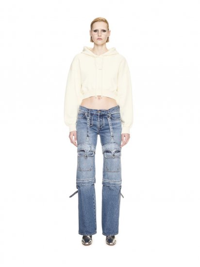 Off-White CARGO ZIP PANT on Sale - Blue - Click Image to Close