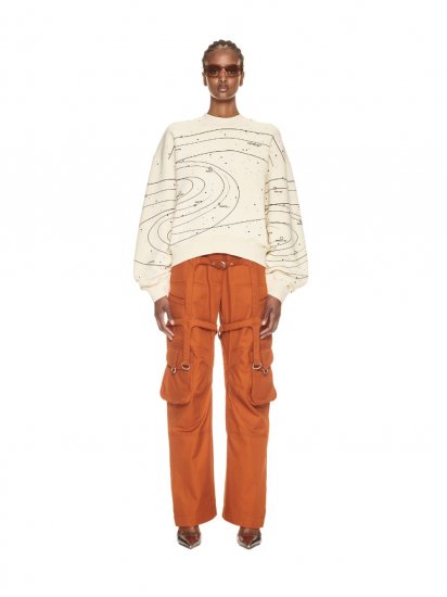 Off-White SOLAR SYSTEM OVER CREW - Neutrals - Click Image to Close