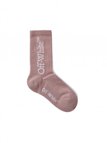 Off-White Bookish Socks - 3601 Burnished Lilac White - Click Image to Close