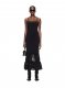 Off-White Heavy Eyelets Slip Dress - Black